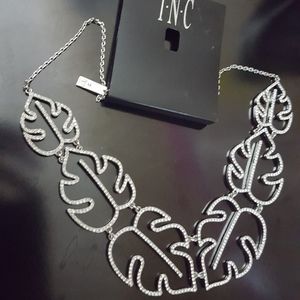 INC rhinestone statement necklace